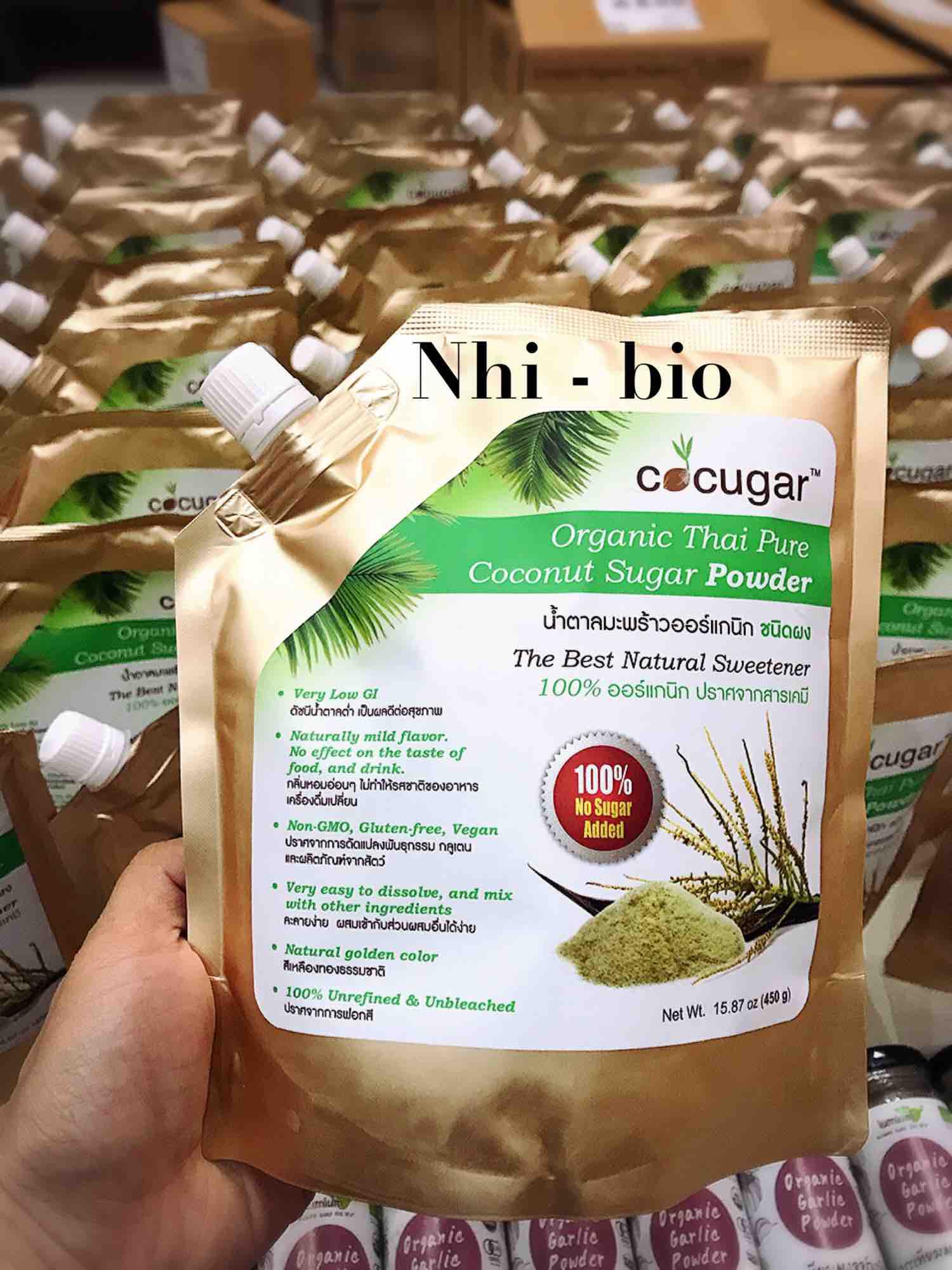 Đường dừa hữu cơ Thái lan có Bill