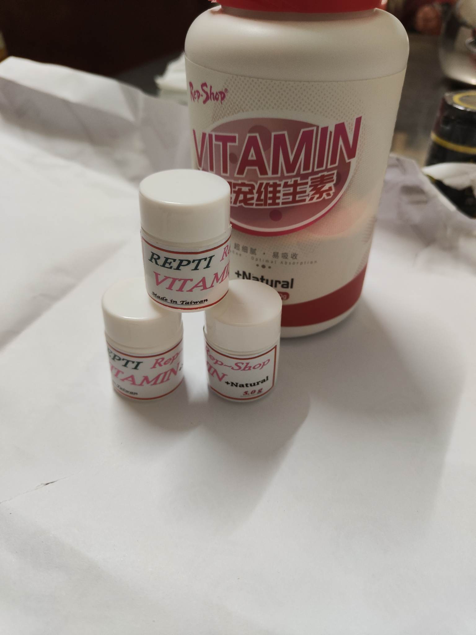 hủ nhỏ (5g Vitamin tổng hợp chiết hãng Repshop) dành cho bò sát