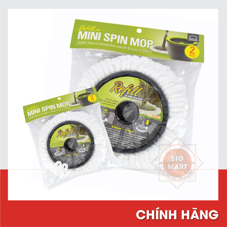COMBO 2 BÔNG LAU THAY THẾ LOCK&LOCK ETM451 CHÍNH HÃNG