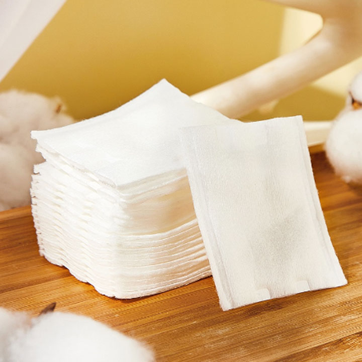 Bông Tẩy Trang 3 Lớp Cotton 222 Miếng Nội Địa Trung , Bông Tẩy Trang 222 Miếng 3 Chất Liệu 100% Cotton Sợi Bông Tự Nhiên Mềm Mịn Thấm Hút Tốt An Toàn Cho Da
