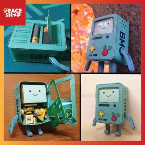 Mô hình giấy anime cartoon micro bmo - adventure time os13