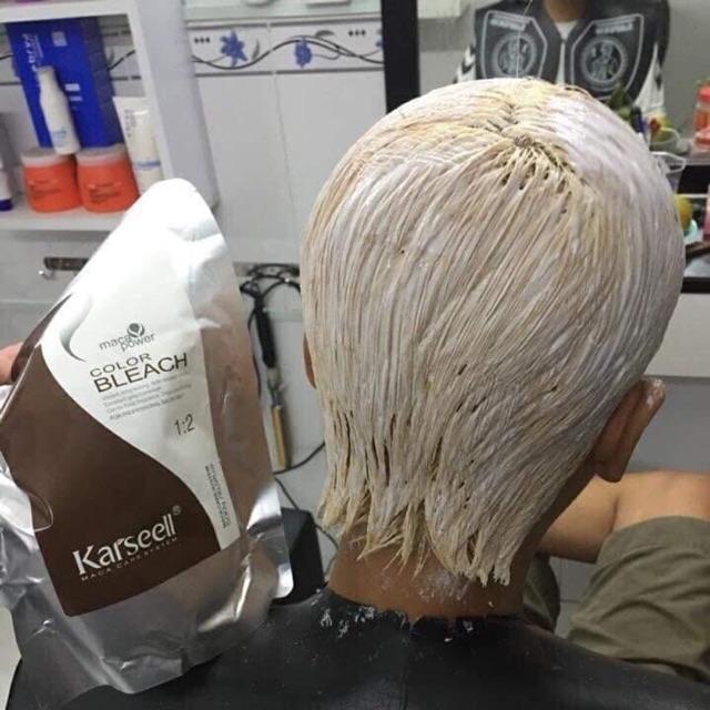 BỘT TẨY TÓC NÂNG SÁNG KARSEELL MACA POWER BLEACH 500G