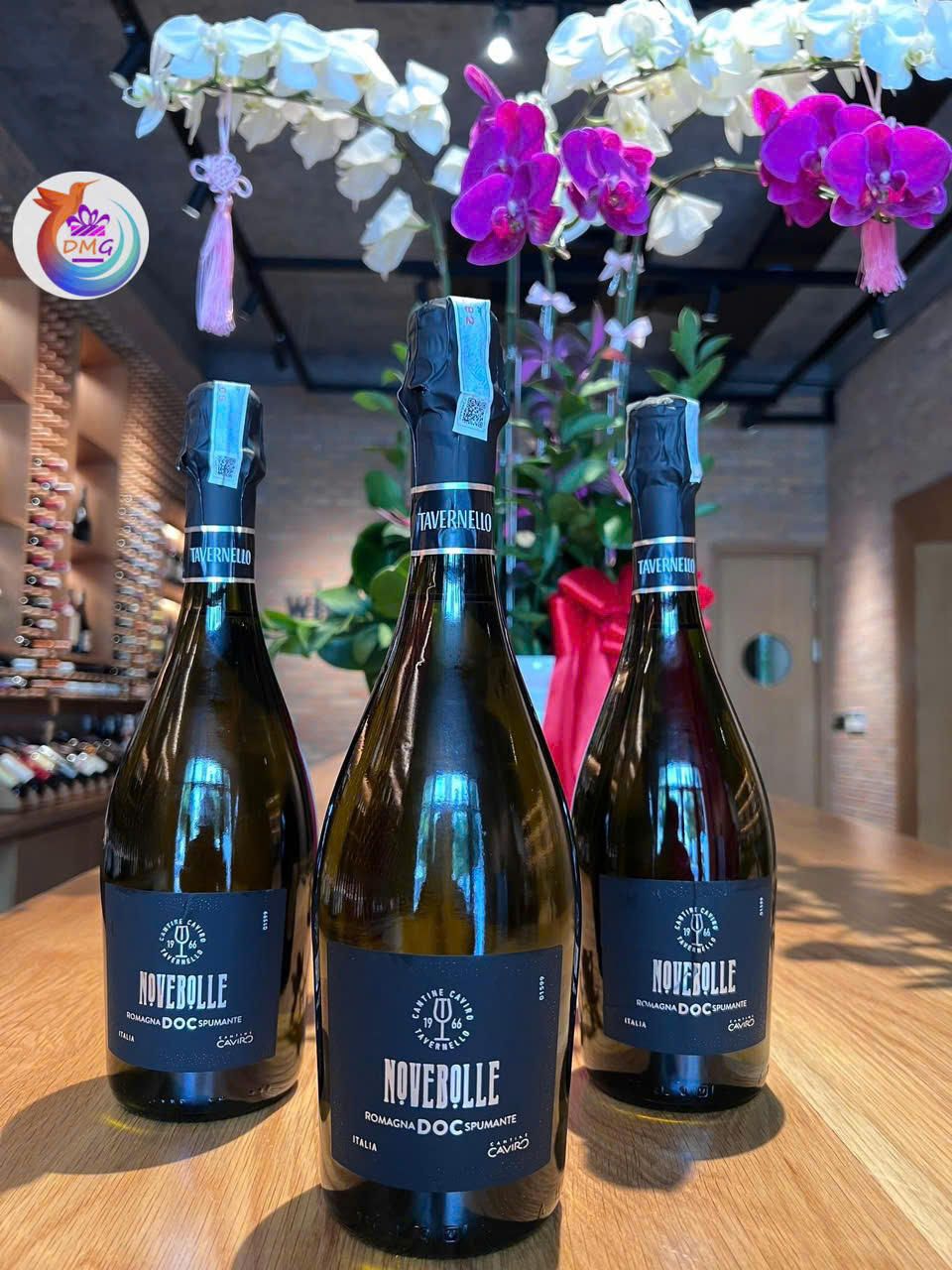 [NHẬP KHẨU] VANG SỦI TRẮNG (Ý) TAVERNELLO NOVEBOLLE BIANCO – 750ML (11.5%) – DMG WINE