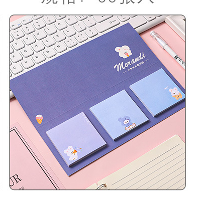Sét 3 tập giấy note hoạt hình dễ thương