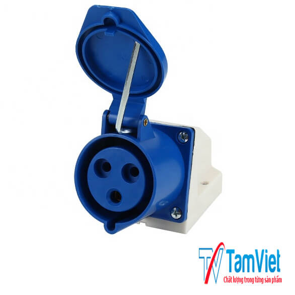 Ổ cắm gắn tủ 16A- 3 chấu -220V