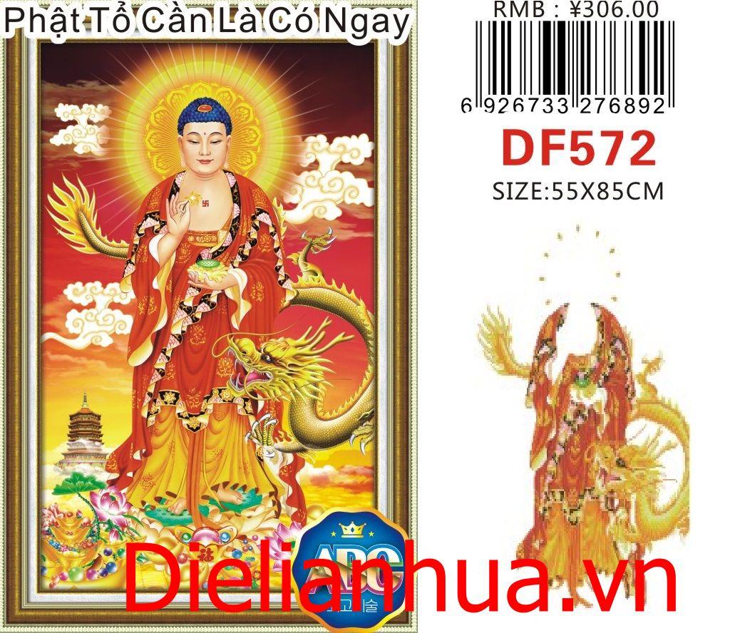 [HCM]Tranh đính đá PHẬT DF572 KÍCH THƯỚC :55×85CM