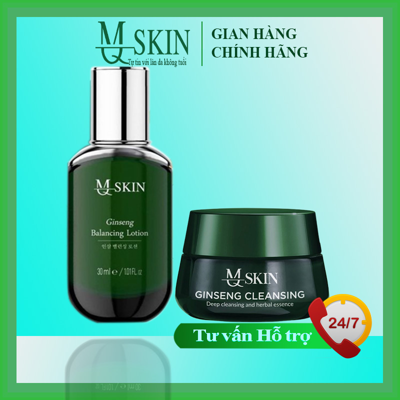 Combo BB crem MQ Skin và Bột rửa mặt nhụy hoa nghệ tây MQ Skin chính hãng