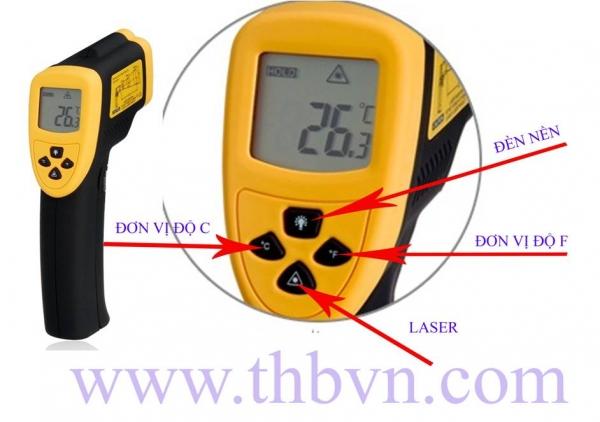 Máy đo nhiệt từ xa THB DT8380