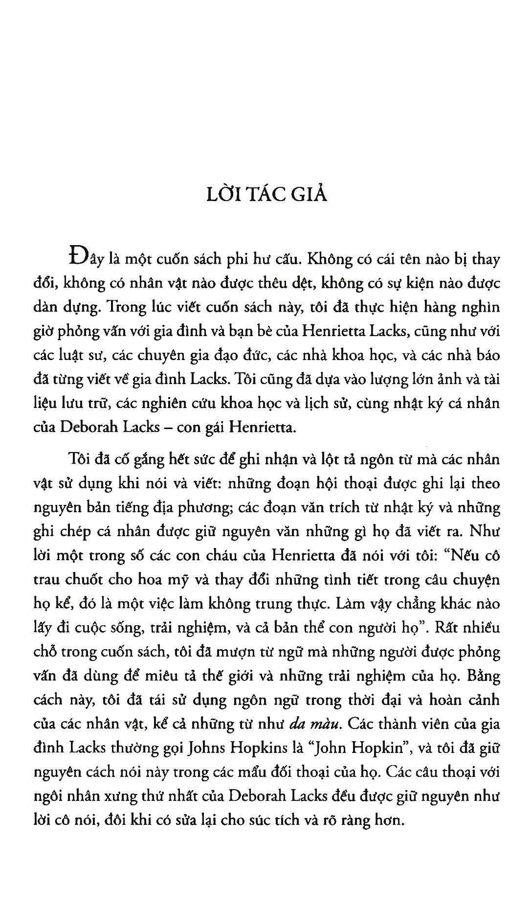 Sách - Cuộc đời bất tử của Henrietta Lacks