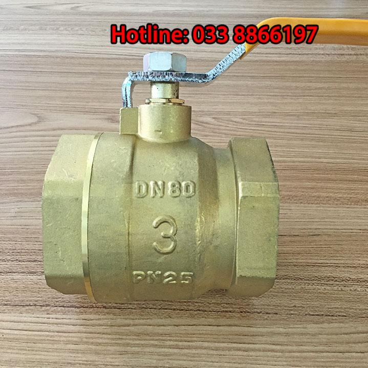 Van bi đồng tay gạt Italy phi 90 DN 80