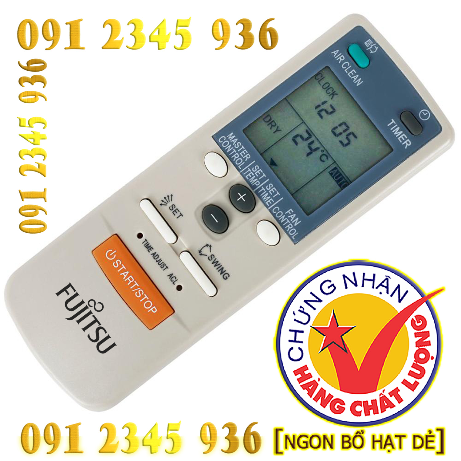 Điều khiển Fujitsu [HÀNG ĐẸP] cho điều hòa. (Mẫu số 5)