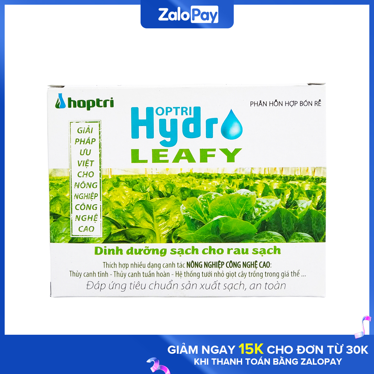 Dung Dịch Thủy Canh Rau Ăn Lá Hydro Leafy 2 Chai AB
