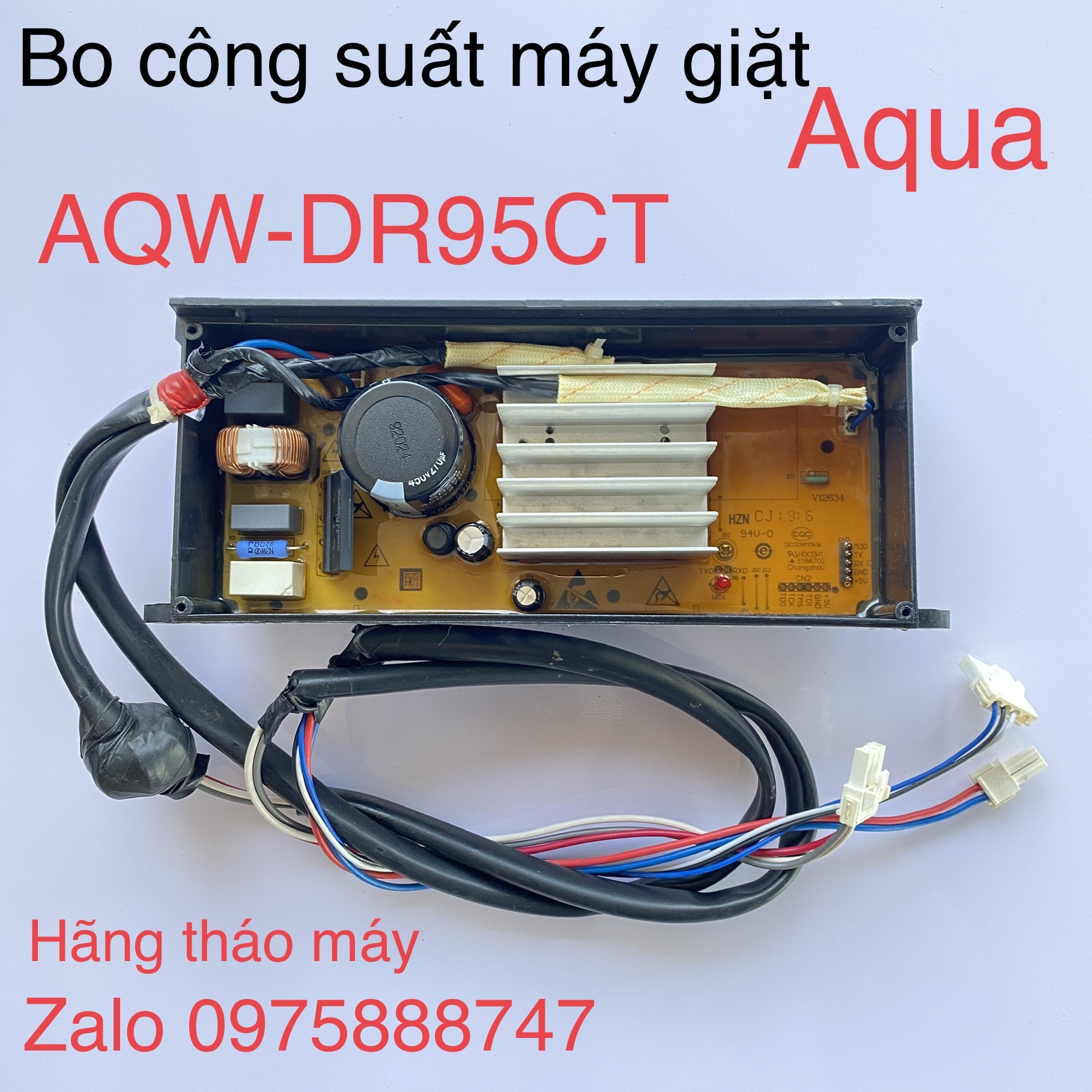 Bo công suất máy giặt AQUA AQW-DR95CT ( Hãng tháo máy )