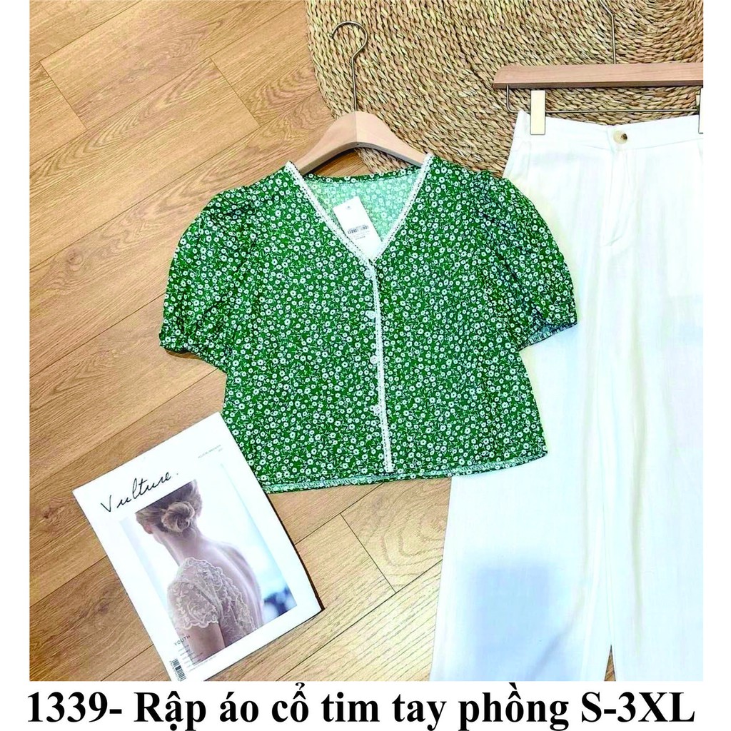 Rập giấy áo cổ tim mã 1339 (BẢN VẼ)