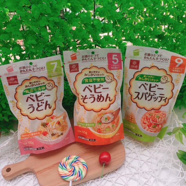 Mì somen tách muối Hakubaku Cho Bé 5 Tháng (Mì số 5)
