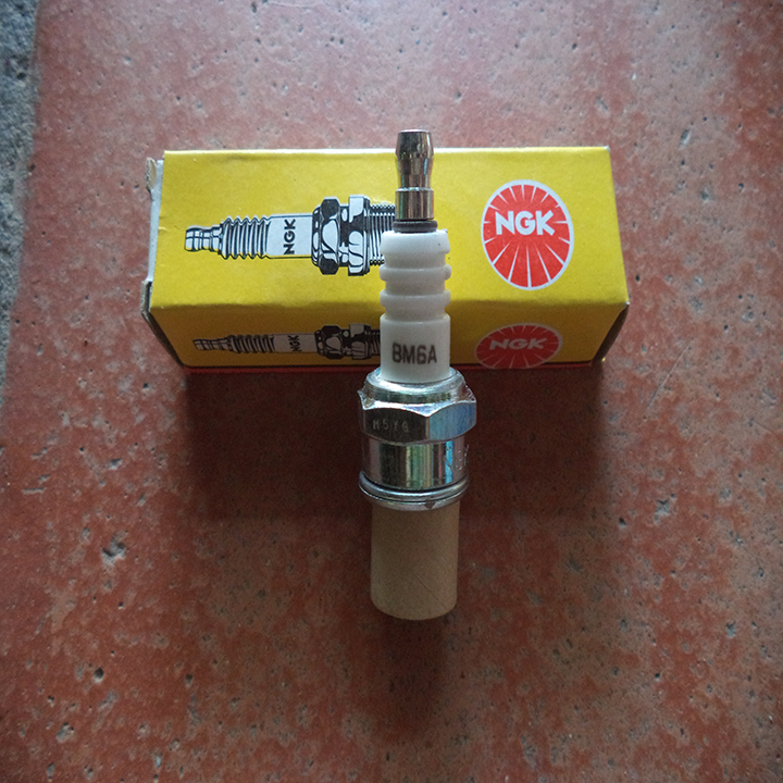 Bugi NGK 2 thì máy cắt cỏ,máy cưa gỗ,máy phát điện,máy đầm ( mã BM6A)