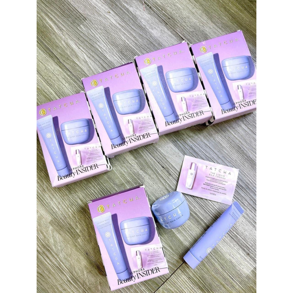 [GIẢM 5% ĐƠN 129K]SET kem dưỡng da - sữa rửa mặt  TATCHA