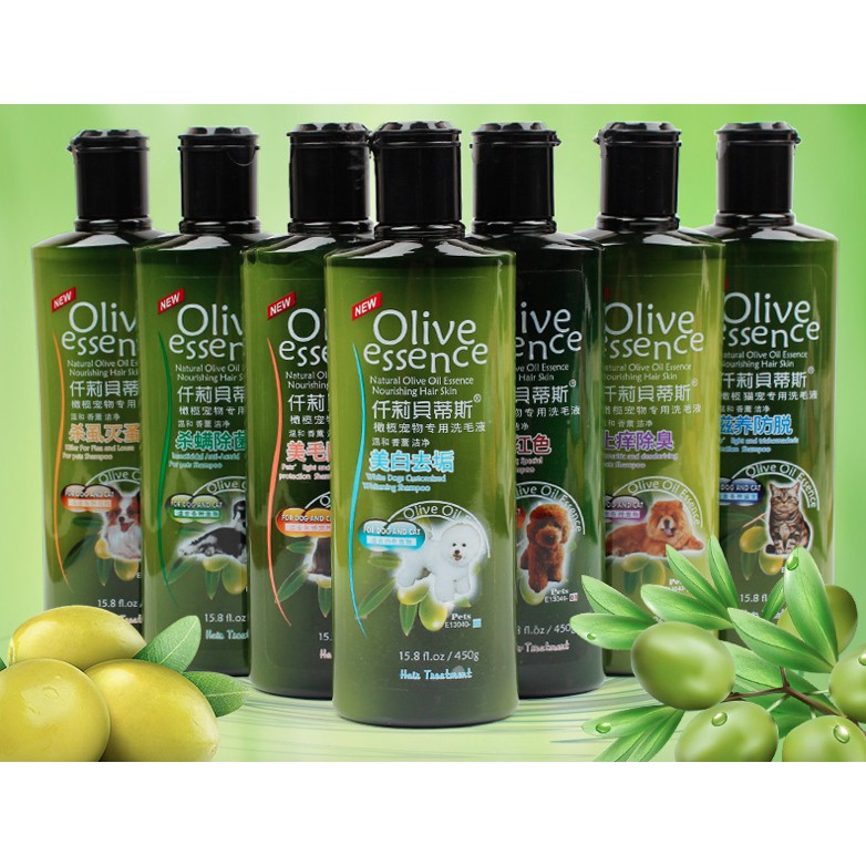 Sữa tắm cho chó mèo Olive Essence 450g