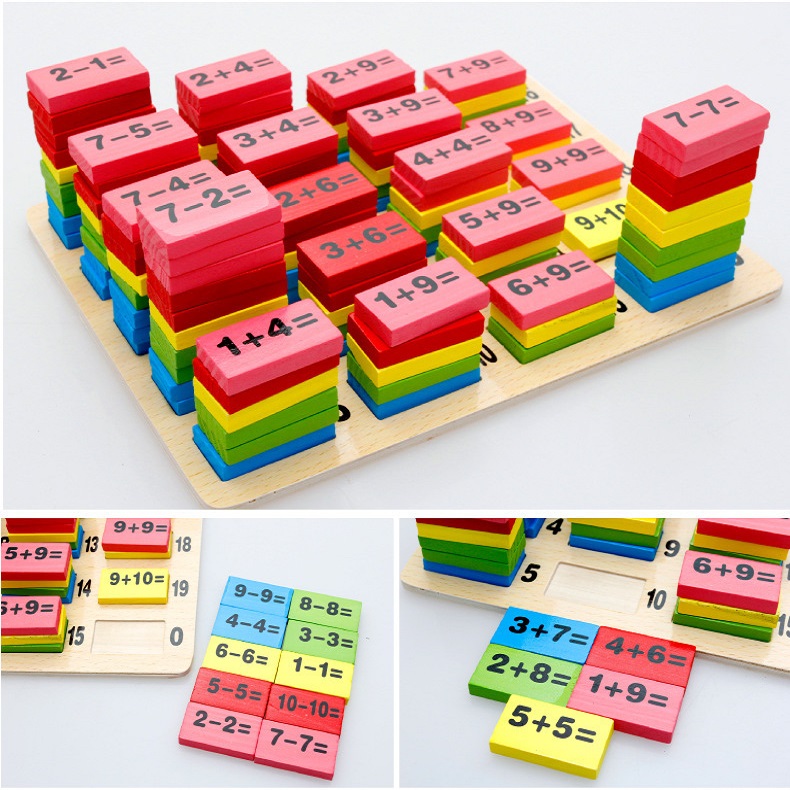 ĐỒ CHƠI TRÍ TUỆ HỌC TOÁN DOMINO