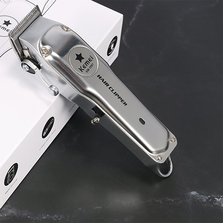 Tông Đơ Kemei 1997 Chuyên Dụng - Tặng Kèm Bộ Kéo Cắt Tỉa