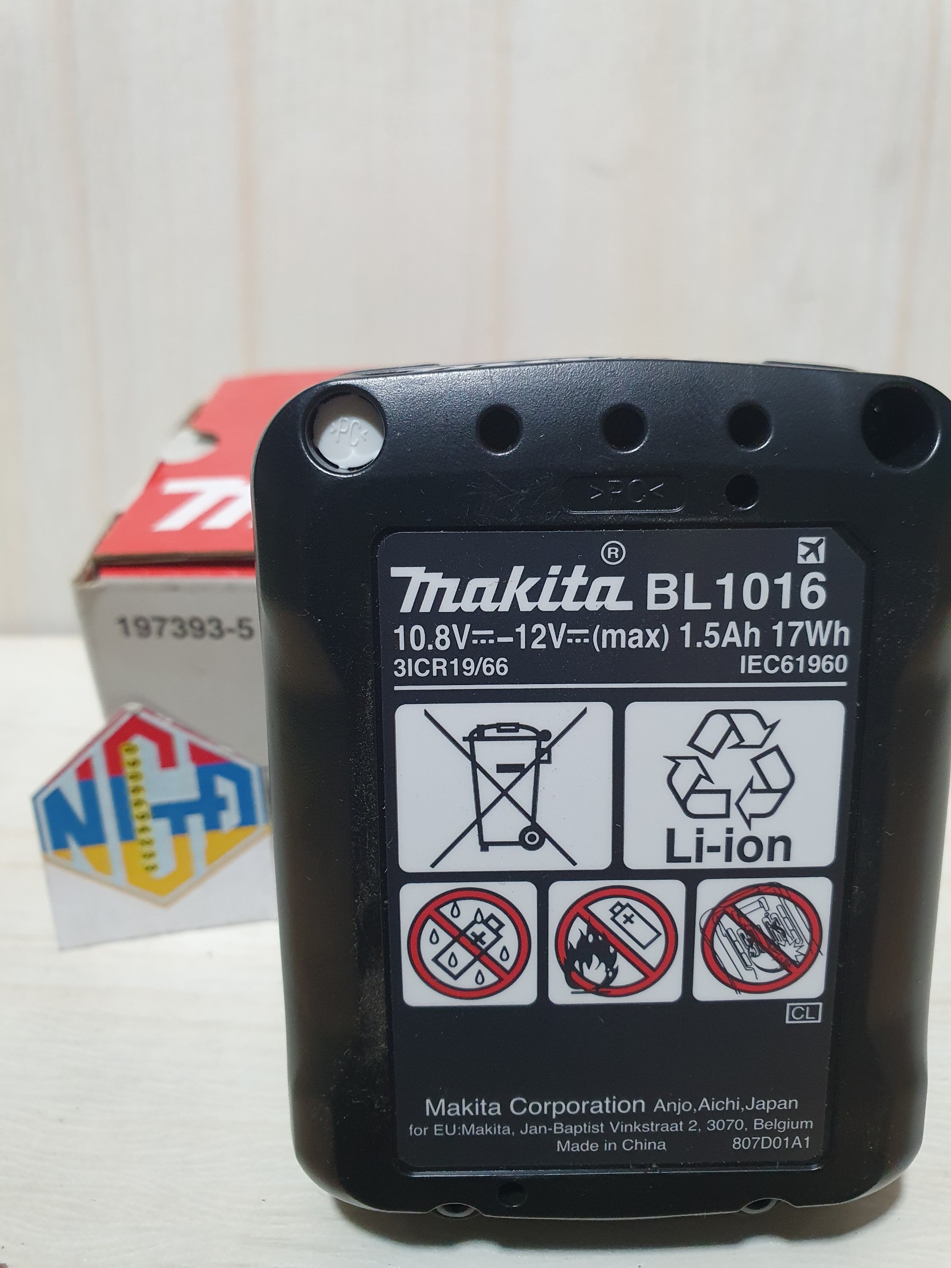 Pin Makita Lithium-ion 12V Max-1.5Ah,2Ah