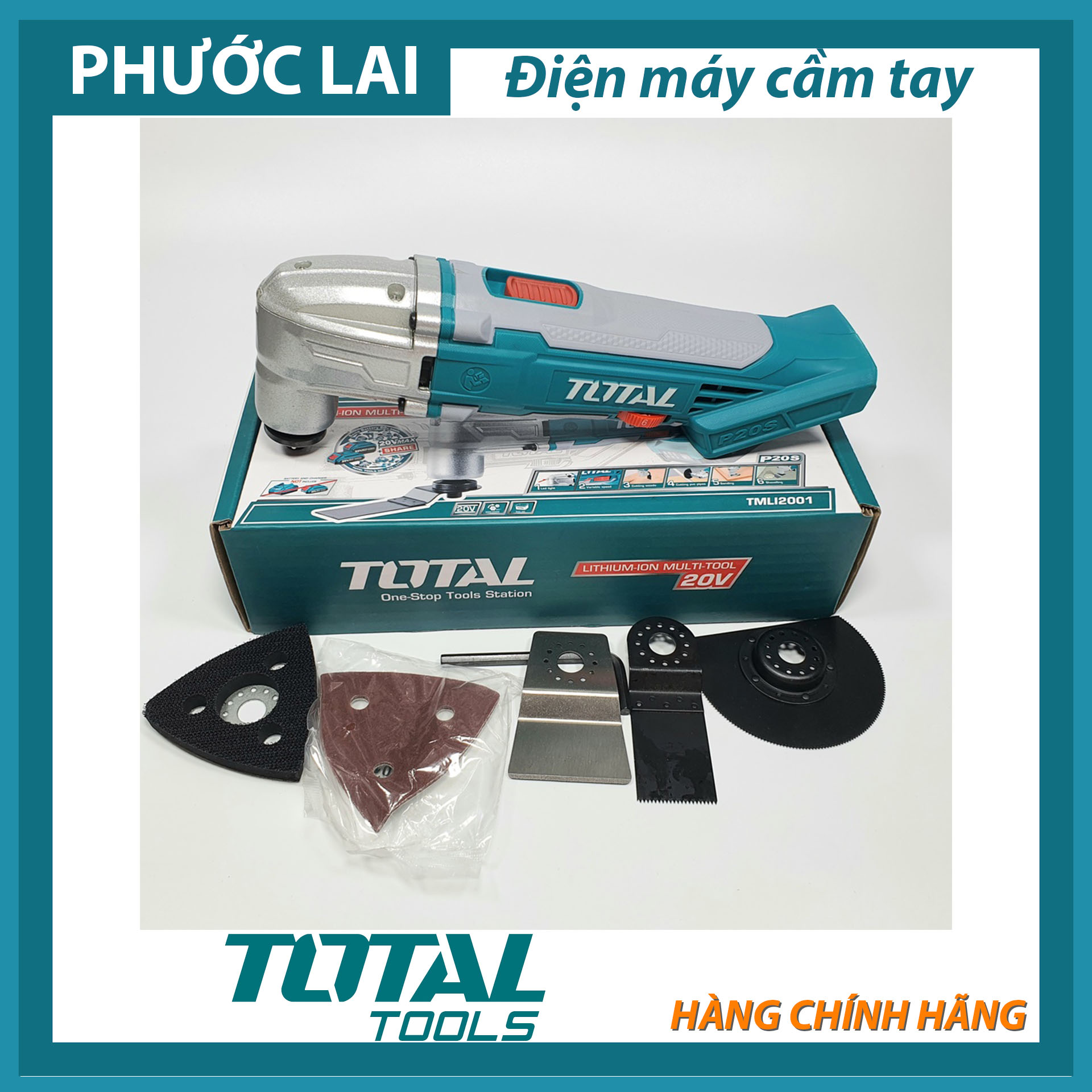 Máy cắt đa năng dùng pin 20V Total TMLI2001