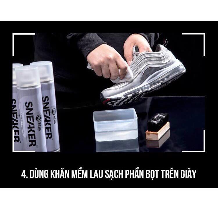 Bình Xịt Bọt Tuyết Đánh Giày Chuyên Dụng Cao Cấp
