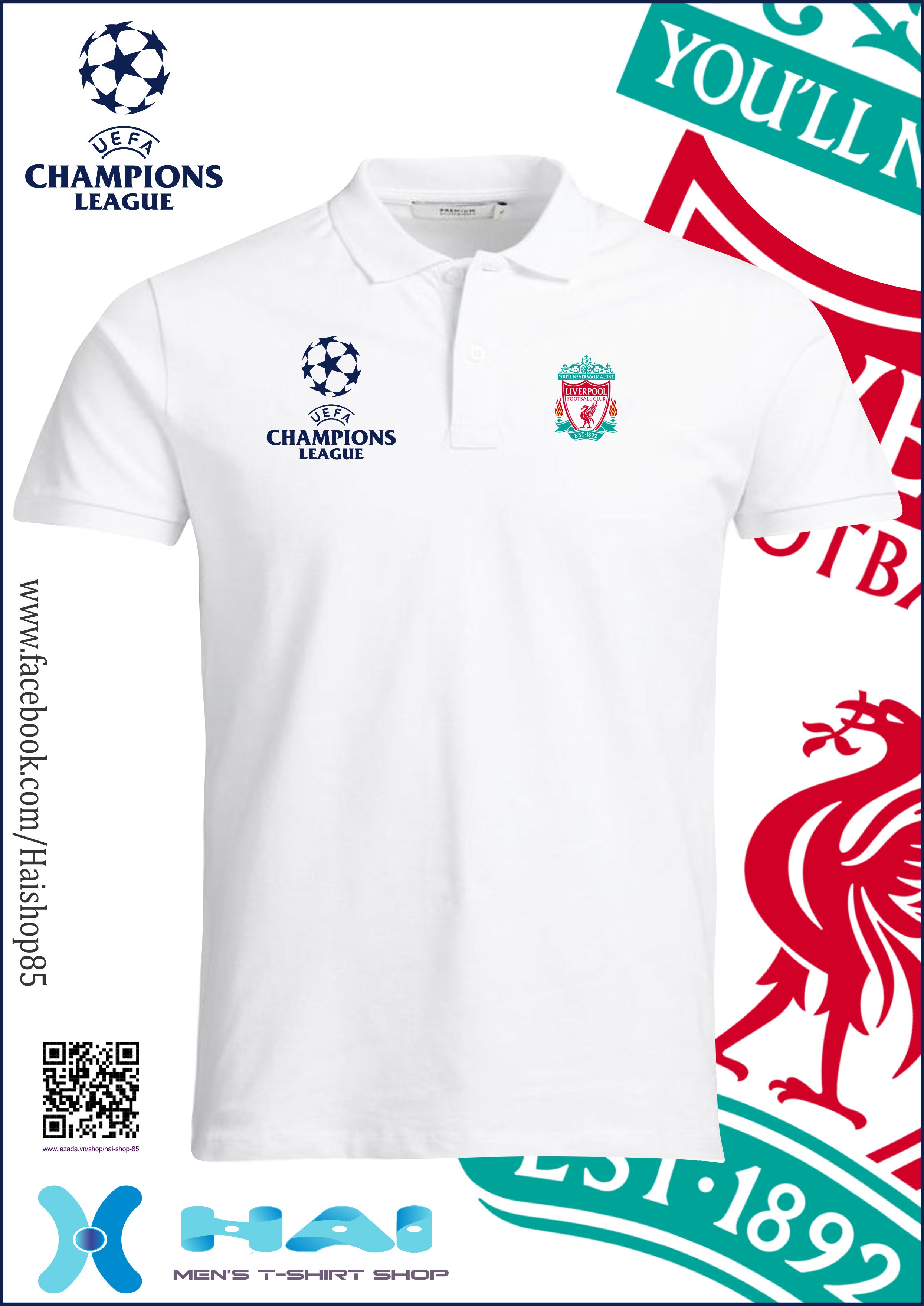 áo thun Liverpool  Champion League 2022 - 2023