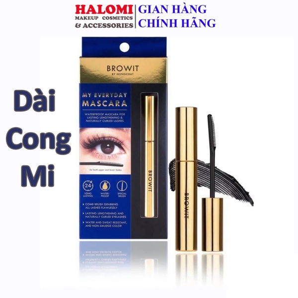 Mascara Nongchat Browit Thái Làm Dày Dài Mi Chuyên Dụng Cho Makeup