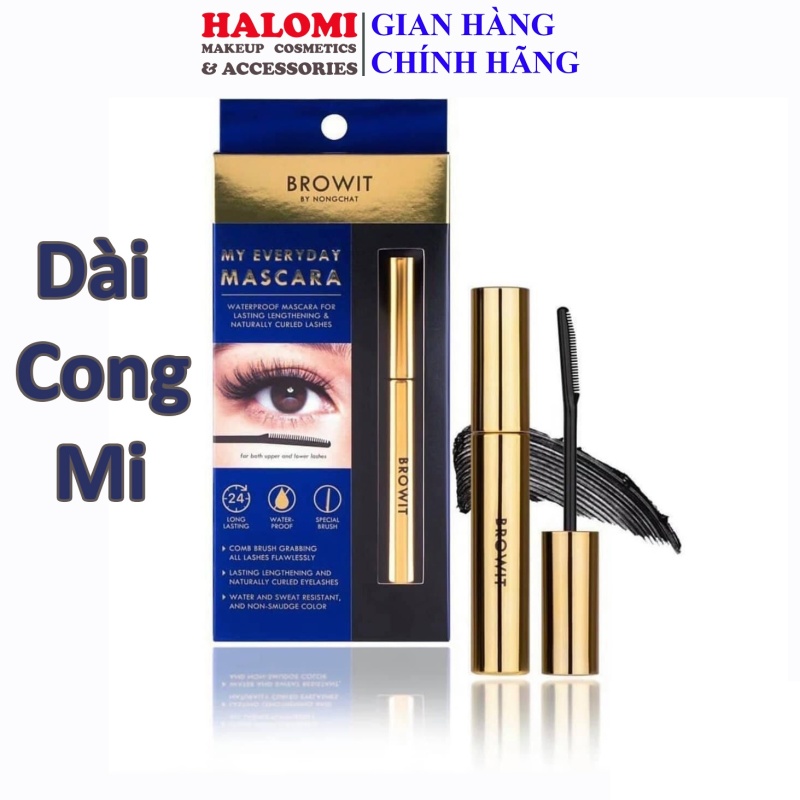 Mascara Nongchat Browit Thái Làm Dày Dài Mi Chuyên Dụng Cho Makeup giá rẻ