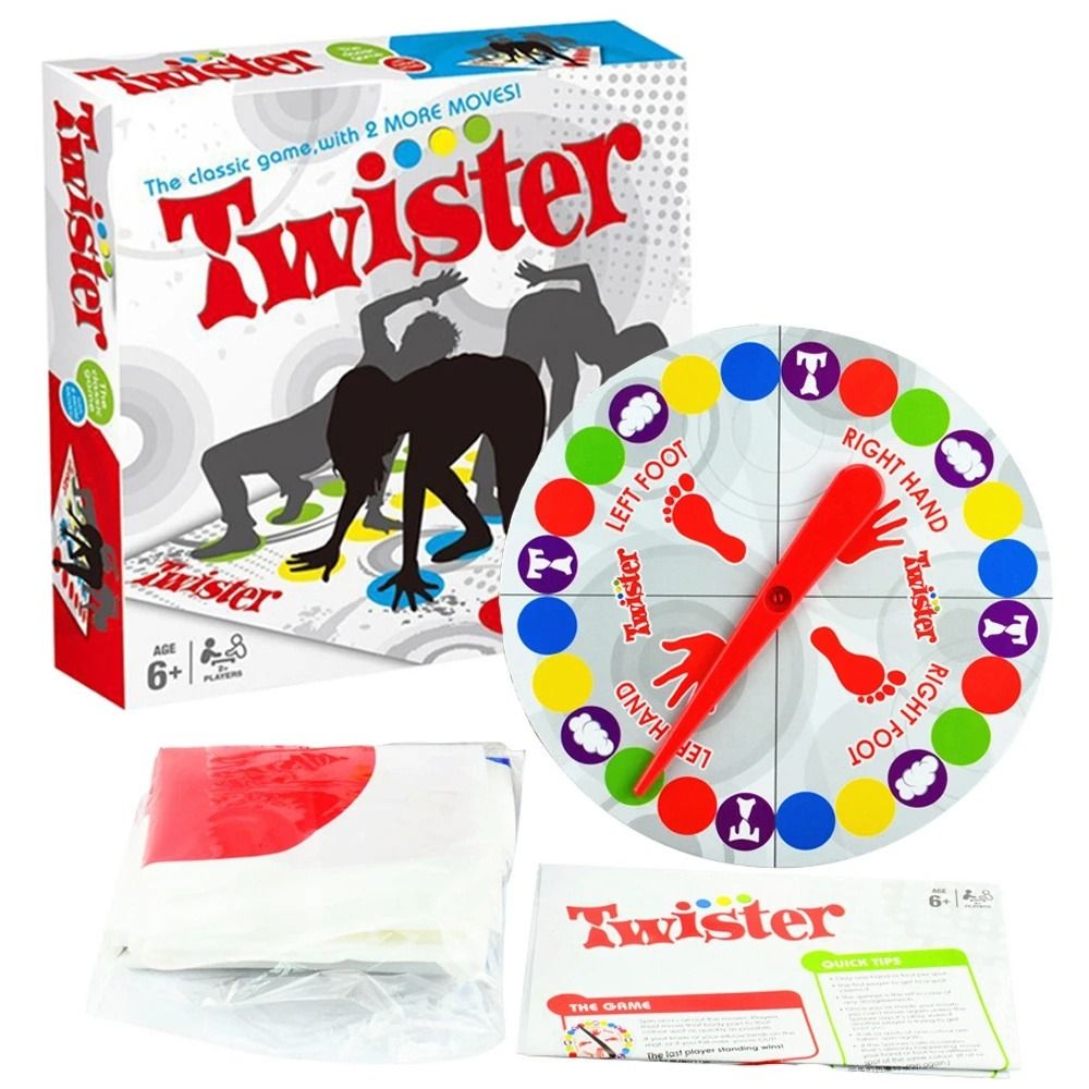 Twister Game Parent-child Twist Fun Multiplayer Party Interactive Board  Game Toys