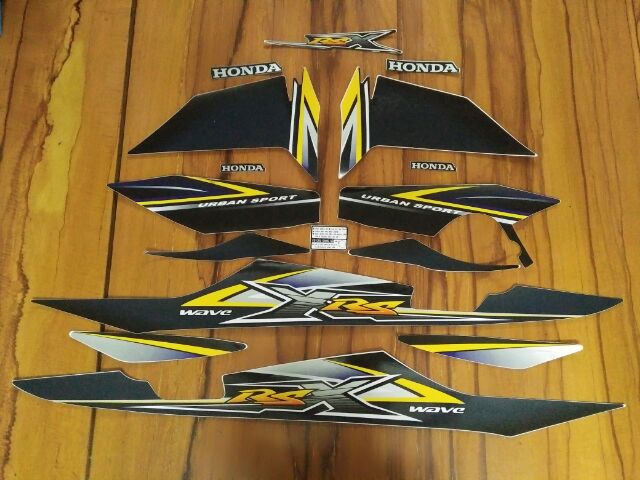 Bộ tem wave RsX 100 màu đen 2010 hàng nhập Thái vào