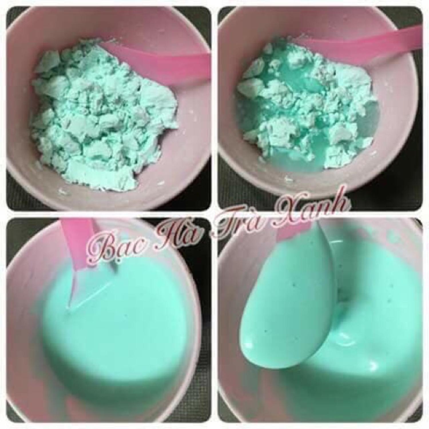 100gr Mask dẻo (bột mặt nạ) Bạc Hà Trà xanh handmade
