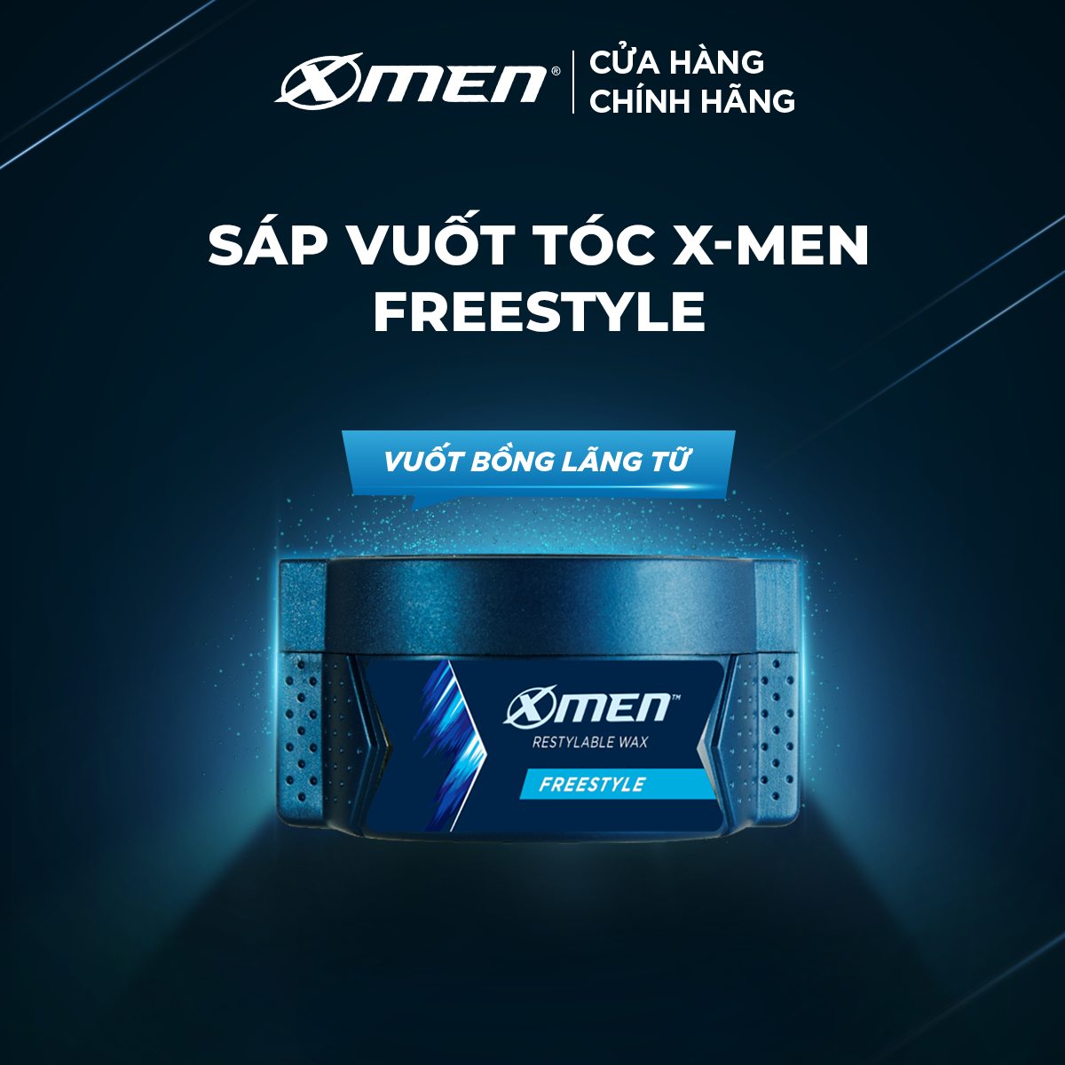 Wax vuốt tóc X-Men Freestyle 70g