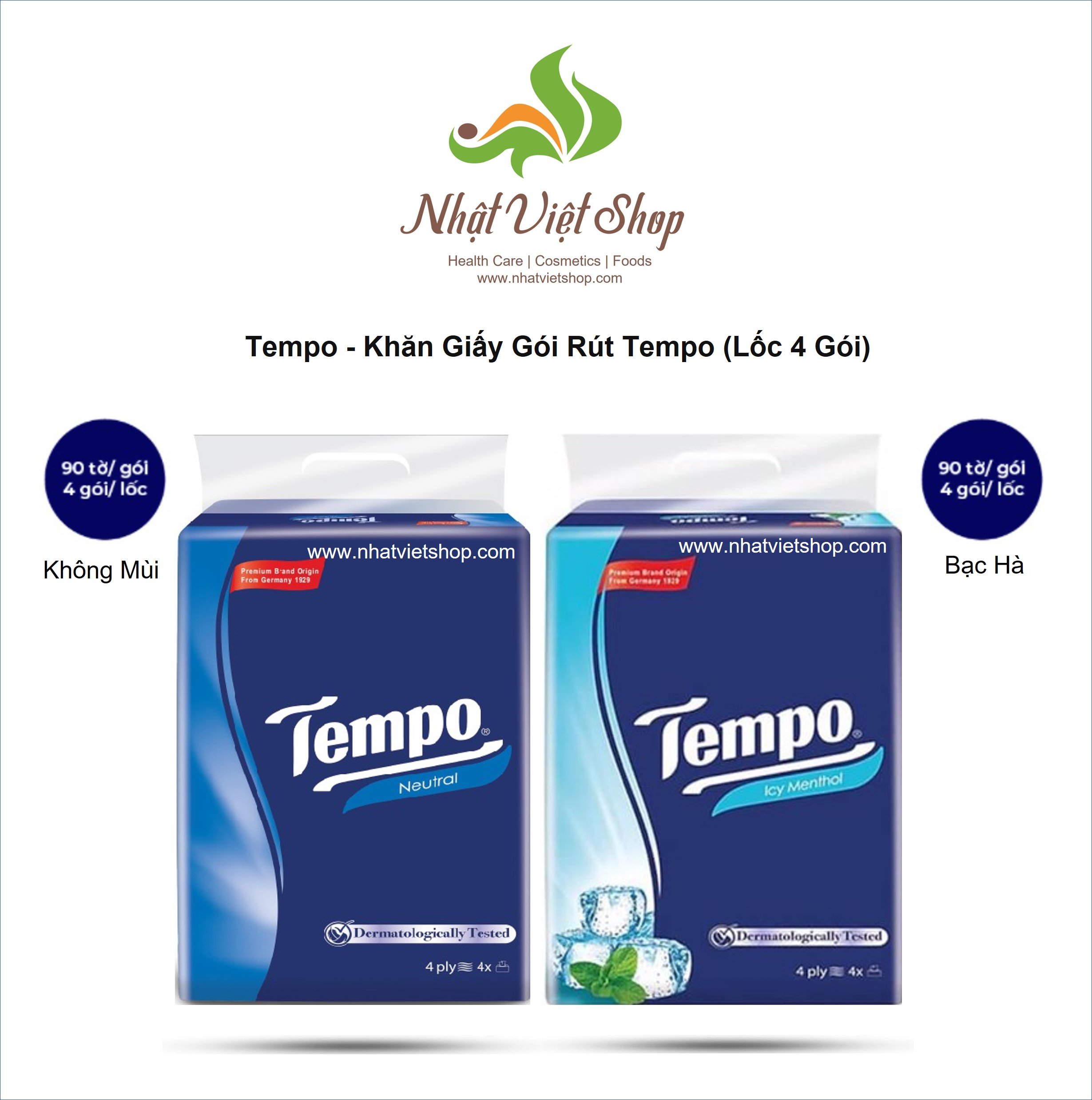 Tempo Retractable Wrapping Paper Towels (Pack of 4)