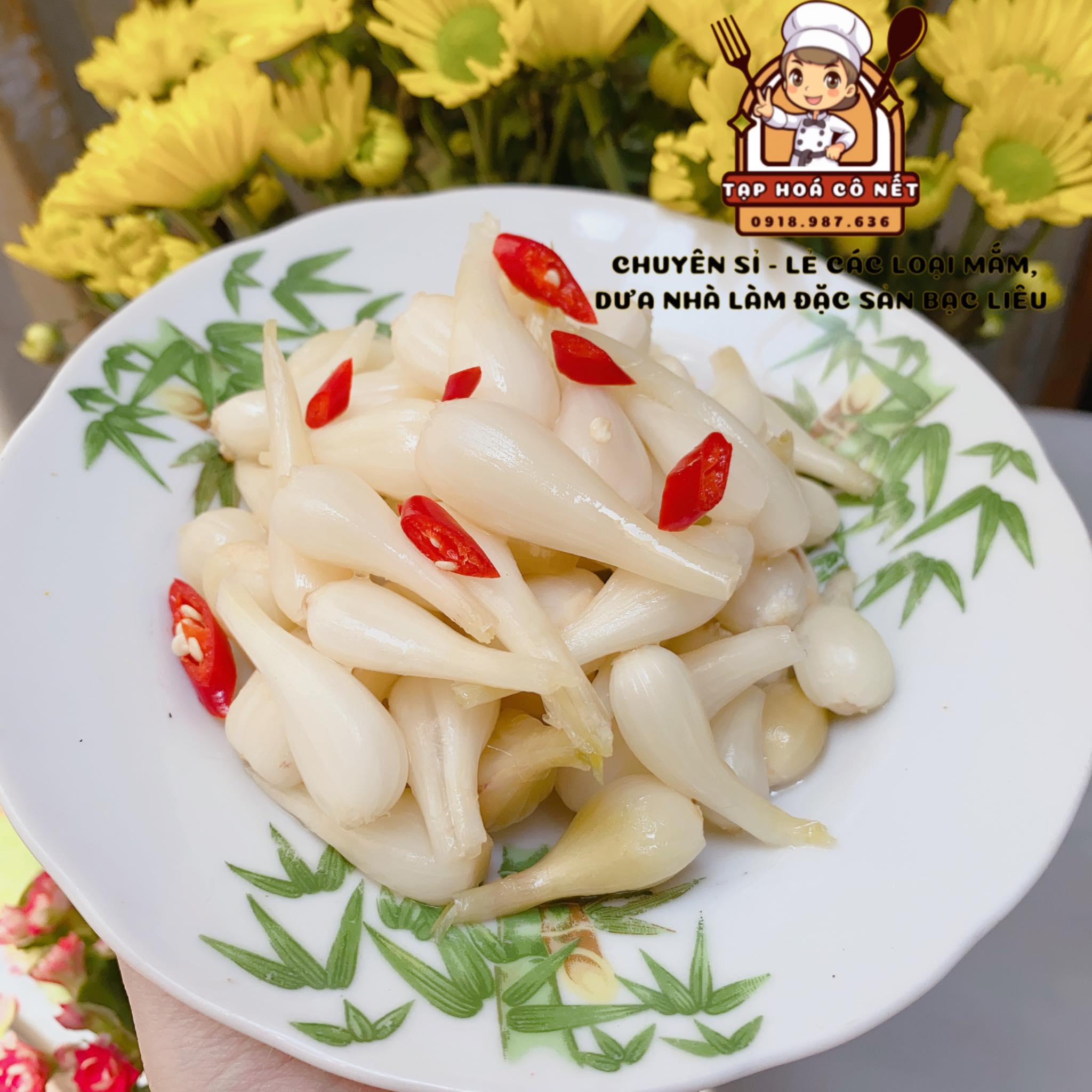Củ Kiệu Quế Muối Chua Ngọt Nhà Làm