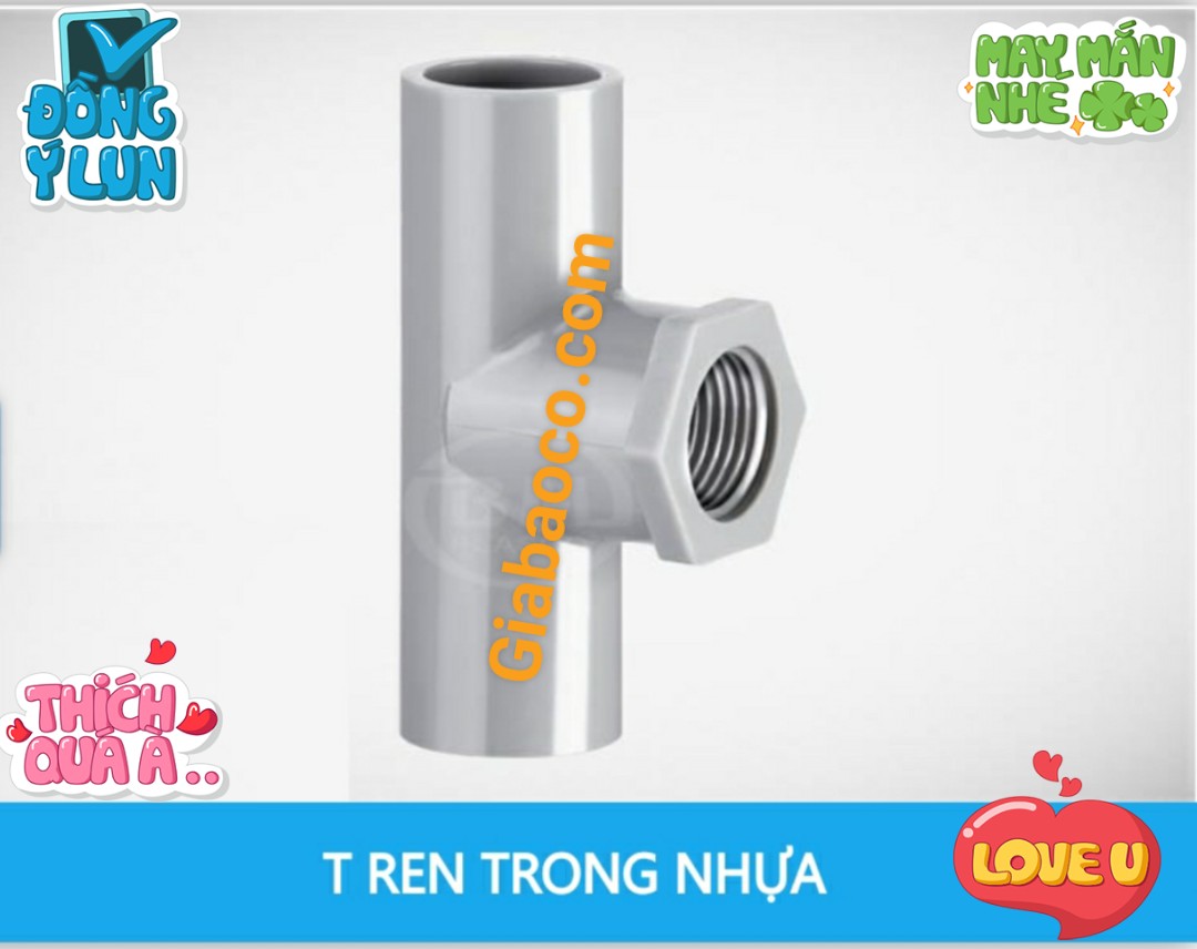 Tê Ren Trong Bằng Nhựa - Bình Minh : Phi 21mm, Phi 27mm