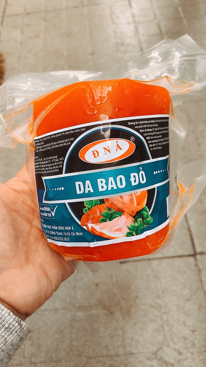 Giò thủ jambon da bao đỏ DNA - bịch 500gr (giao tphcm)