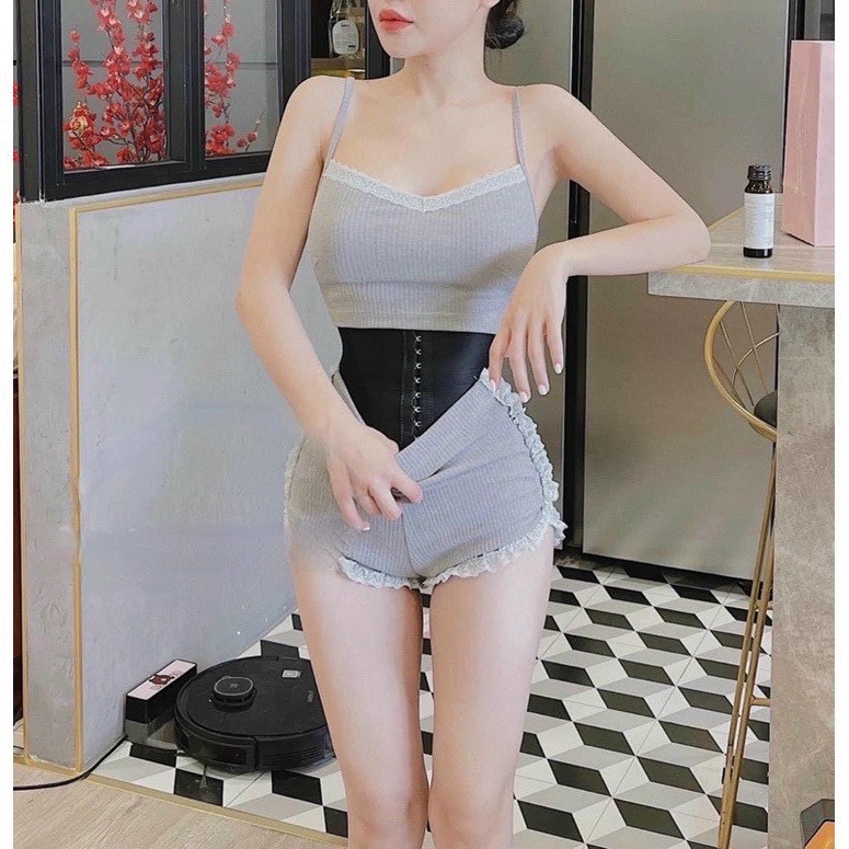 Set bộ 2 dây thun gân 3 màu freesize dưới 53kg chất liệu thun gân co giãn thoáng mát
