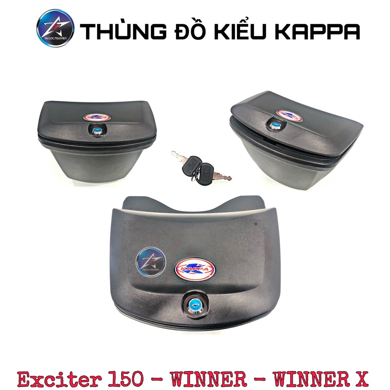 [HCM]THÙNG ĐỒ KIỂU KAPPA CHO EX150 - WINNER - WINNER X