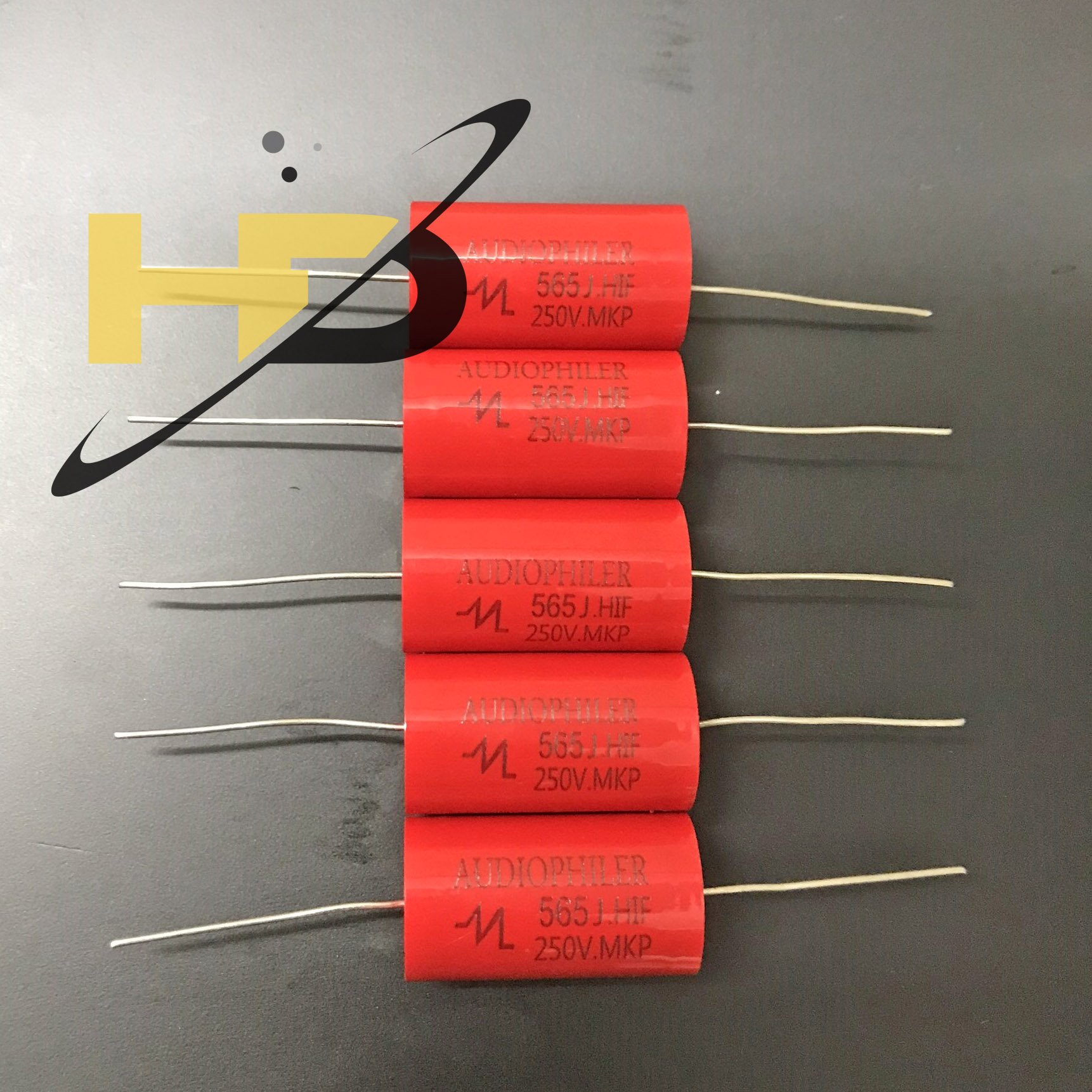 Gói 2 chiếc tụ audiophiler phân tần 250v 5.6uf 565j tụ không phân cực dùng cho mạch âm thanh