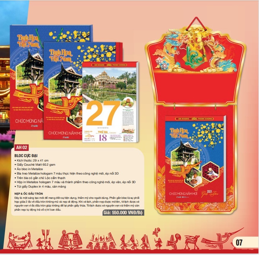Lịch bloc cực đại 2024 - ah-02 tinh hoa việt nam