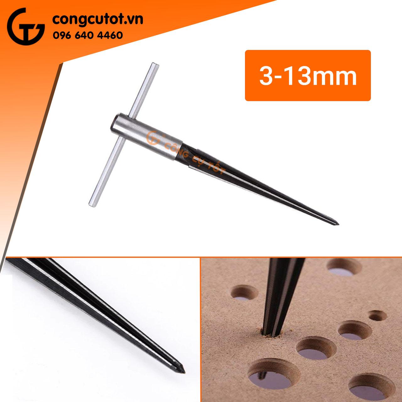Mũi khoan côn gỗ - Mũi doa 6 cánh
