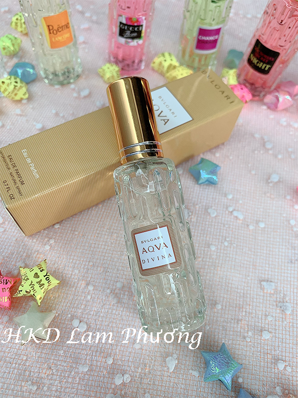 [HCM]NƯỚC HOA NỮ MINI AQUA 20ML CHUẨN PHÁP THƠM LÂU