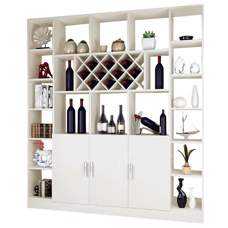 KỆ TRƯNG BÀY, TỦ RƯỢU, VÁCH NGĂN - TR605 (2m x 1m8) - ĐỒ GỖ NHÀ TÔI