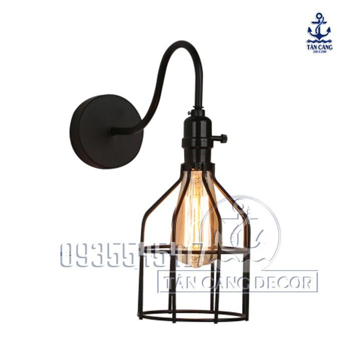 Lồng đèn sắt  Vintage E72 sơn tĩnh điện