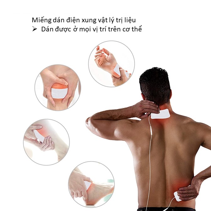 Miếng dán điện xung Dr.Ho kích thước 50x50cm (1 cặp)