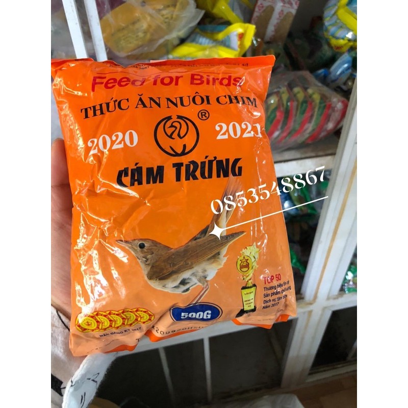Cám trứng ba vì 500g - thức ăn chim