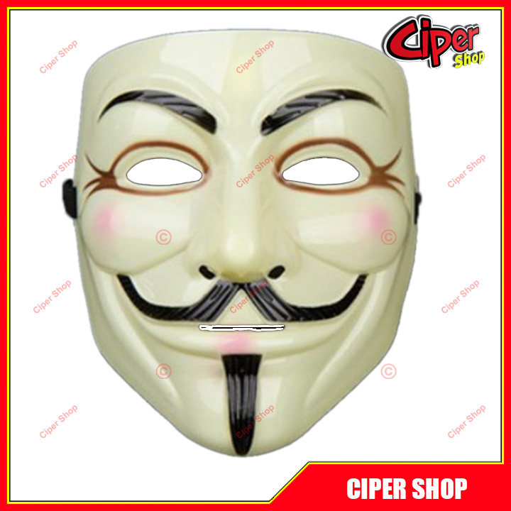 Mặt nạ hacker Anonymous có kẻ mắt