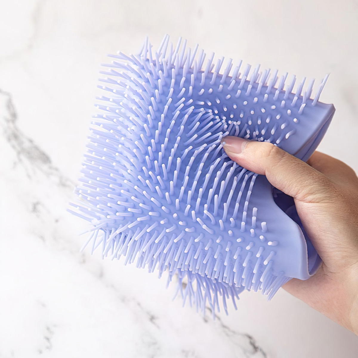 Tấm Chà Lưng, Cọ Chân Tạo Bọt Silicon Dán Tường Massage Tiện Lợi - ANYTS